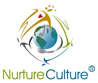A logo of nurture culture, with the word nurture written in it.